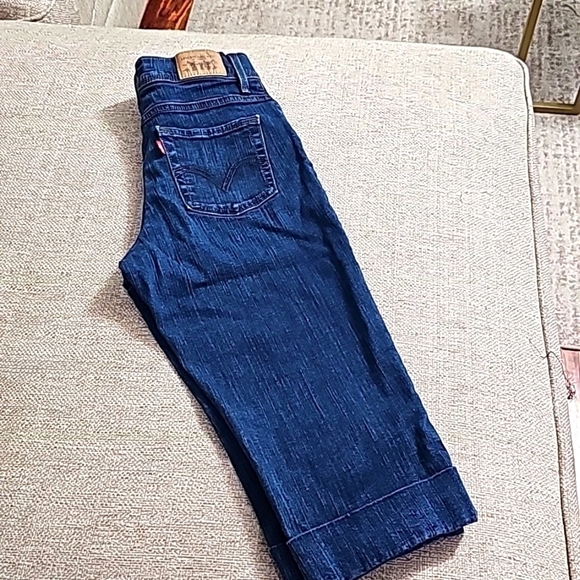 Levi's Perfectly Slimming 512 Jeans 3/4 size 4 - Picture 1 of 9